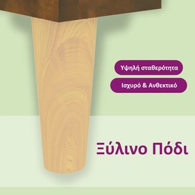 Ντουλάπι Καπνιστή Δρυς 69,5x32,5x90 εκ. Επεξεργασμένο Ξύλο - Καφέ