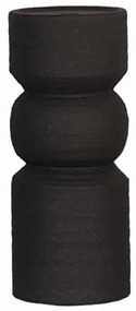 Κηροπήγιο Κεραμικό Μαύρο Art Et Lumiere Φ13,5x30εκ. 25024