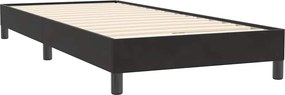 vidaXL Κρεβάτι Boxspring χωρίς Στρώμα Μαύρο 90x220 εκ. Βελούδινο