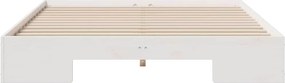 vidaXL Σκελετός Κρεβατιού Λευκό 140 x 200 cm