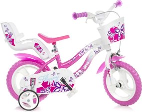 Flappy 12 Inch 21 cm Girls Fixed Gear White/Pink