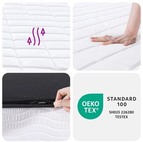 vidaXL Στρώμα Αφρού Medium Soft 120x200 εκ.