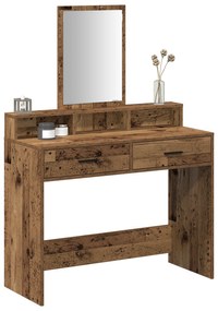vidaXL Τουαλέτα με Συρτάρια Παλιού Ξύλου 100x41x140 εκ