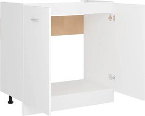 vidaXL Ντουλάπι Νιπτήρα "Lyon" Λευκό 80x46x81,5 εκ. από Τεχνητό Ξύλο