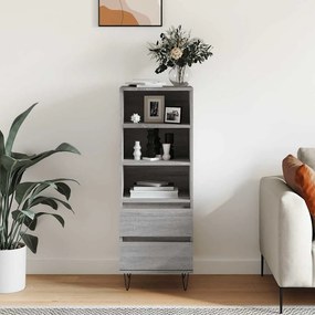 vidaXL Ντουλάπι Γκρι Sonoma 40x36x110 εκ. από Επεξεργασμένο Ξύλο