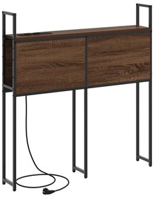 vidaXL Κεφαλάρι Αποθήκης Καφέ δρυς 90 cm Επεξεργασμένο ξύλο