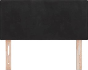 vidaXL Κεφαλάρι Μαύρο 90 cm Βελούδο