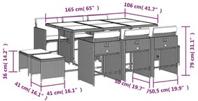 ΣΕΤ ΤΡΑΠΕΖΑΡΙΑΣ ΚΗΠΟΥ 11 ΤΕΜ. ΚΑΦΕ ΣΥΝΘΕΤΙΚΟ ΡΑΤΑΝ ΜΕ ΜΑΞΙΛΑΡΙΑ 3277916