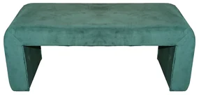 Σκαμπό Gagga Inart βελούδο σε πράσινη απόχρωση 110x40x45εκ