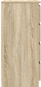vidaXL Ραφιέρα Sonoma Δρυς 37,5x35x76 εκ. από Επεξεργ. Ξύλο