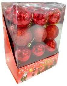 Χριστουγεννιάτικες μπάλες 24τμχ  - Christmas decoration balls 24pcs