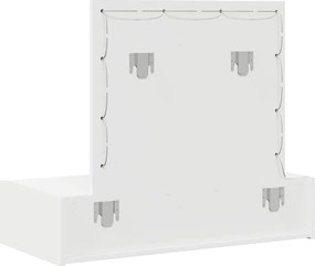 vidaXL Τραπέζι περιποίησης Λευκό 83 x 40 x 70 εκ Επεξεργασμένο ξύλο