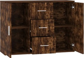 vidaXL Ντουλάπι Καπνιστή Δρυς 91x29,5x65 εκ. από Επεξεργασμένο Ξύλο