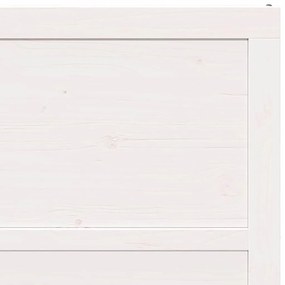 vidaXL Σαμαρίνα Λευκό 100 x 208 εκ. Μασίφ ξύλο πεύκου