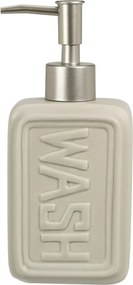 Δοχείο Κρεμοσάπουνου από Δολομίτη 300ml 8x5.5x18.2cm Off-White MRShome