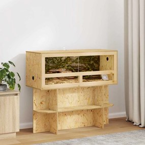 vidaXL Terrarium Καφέ 100 x 40 x 40 cm OSB