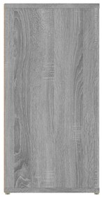vidaXL Ντουλάπι Γκρι Sonoma 100x30x59,5 εκ. από Επεξεργασμένο Ξύλο