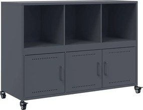 vidaXL Ντουλάπι Ανθρακί 100,5x39x72 εκ. από Χάλυβα