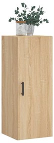vidaXL Ντουλάπι Τοίχου Sonoma Δρυς 34,5 x 34 x 90 εκ.