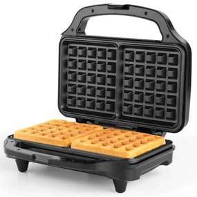 Βαφλιέρα Αντικολλητική 2 Θέσεων Deep Fill PT2249 39,3x24,5x10,5cm 900W Black Petra