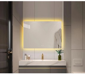 Καθρέπτης μπάνιου L-02 LED 100x70 εκ. 100x3x70 εκ.