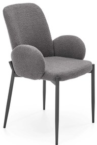 60-21277 K477 chair grey DIOMMI V-CH-K/477-KR-POPIEL, 1 Τεμάχιο