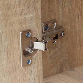 vidaXL Γραφείο με Συρτάρι και Ντουλάπι Χρώμα Δρυς 100 x 40 x 73 εκ.