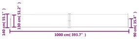 ΣΚΙΑΣΤΡΟ ΠΛΑΪΝΟ ΣΥΡΟΜΕΝΟ ΚΑΦΕ 140 X 1000 ΕΚ. 318027