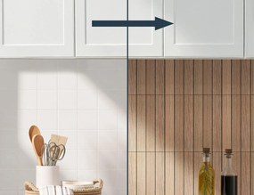 Αυτοκόλλητα πλακάκια Douceur d'intérieur - 25x25cm  - 4τμχ - Μπεζ