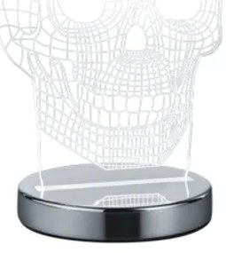 Επιτραπέζιο Φωτιστικό Skull LED κρανίο Trio Lighting-R52461106-Διάφανο R52461106