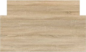 vidaXL Πλαίσιο Κρεβ. Χωρ. Στρώμα Sonoma Δρυς 90x200 εκ. Επεξ. Ξύλο