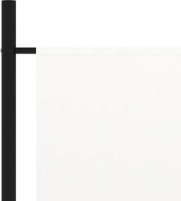 vidaXL Διαχωριστικό Δωματίου με 3 Πάνελ Λευκό 260 x 180 εκ. Υφασμάτινο