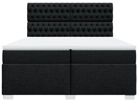 ΚΡΕΒΑΤΙ BOXSPRING ΜΕ ΣΤΡΩΜΑ ΜΑΥΡΟ 200X200 ΕΚ. ΥΦΑΣΜΑΤΙΝΟ 3292904