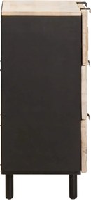 vidaXL Πλαϊνό γραφείο Λευκό Φινίρισμα Καθαρισμού 60 x 33 x 75 cm