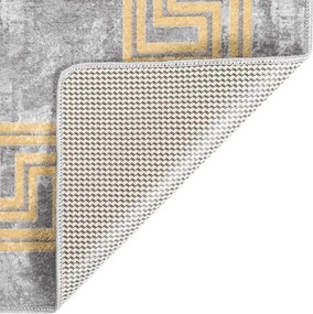 vidaXL Χαλί Πλενόμενο Γκρι 120 x 180 εκ.