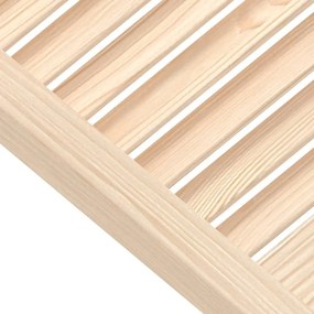 vidaXL Πορτάκια με Περσίδες 2 Τεμ. 99,3x59,4 εκ. από Μασίφ Ξύλο Πεύκου