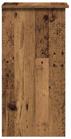vidaXL Γραφείο με Ράφια Όψη Παλαιού Ξύλου 184x40x78 εκ. Επεξ. Ξύλο