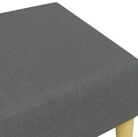 vidaXL Υποπόδιο Σκούρο Γκρι 77x55x31 εκ. Υφασμάτινο