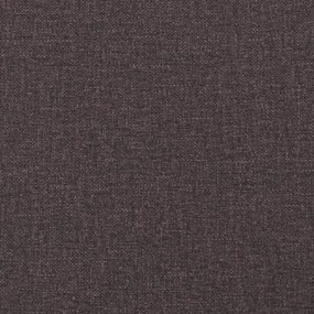 Κρεβάτι Boxspring με Στρώμα Σκούρο Καφέ 120x190 εκ Υφασμάτινο 3291624