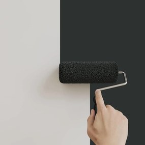 vidaXL Βαφή τοίχου Μαύρο 2,5 L Εκτύπωση τοίχου