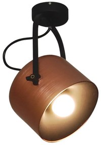 Φωτιστικό Οροφής Spot HL-3599-1M 77-4232 Archie Copper  Homelighting Μέταλλο