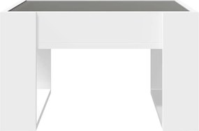 vidaXL Τραπεζάκι Σαλονιού Infinity LED Λευκό 50x53x30 εκ.