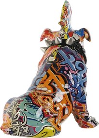 Διακοσμητική Φιγούρα Home ESPRIT Πολύχρωμο Σκύλος 17 x 25 x 27 cm