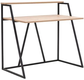 Γραφείο Lissa Rafli 550ARN3431 105x60x90cm Oak-Black