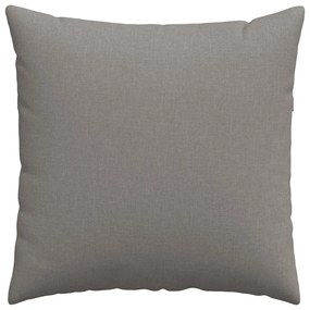 vidaXL Μαξιλάρι Καναπέ 2 pcs Taupe 80 x 80 cm ύφασμα