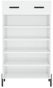 vidaXL Παπουτσοθήκη Γυαλιστερό Λευκό 60x35x105 εκ. Επεξεργασμένο Ξύλο