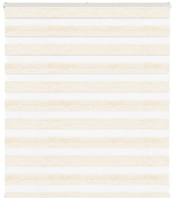 vidaXL Ζέβρα τυφλή μπεζ μάρμαρο Πλάτος υφάσματος 130,9 εκ. Πολυεστέρας