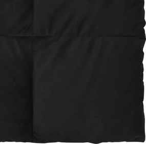 vidaXL Χειμερινό Παπλωματοθήκη 155 x 220 cm Χειμώνας Μαύρο Αναπνεύσιμο