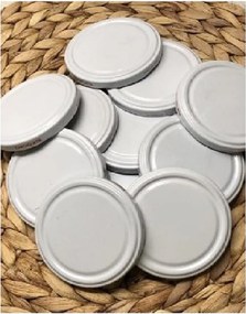 Stewehome καπάκι βάζου από γυαλί 63 mm σετ 20 τεμαχίων Λευκό