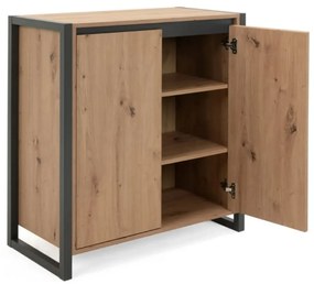 Finori Μπαούλο Denver 1 Artisan Δρυς και Ανθρακί Γκρι